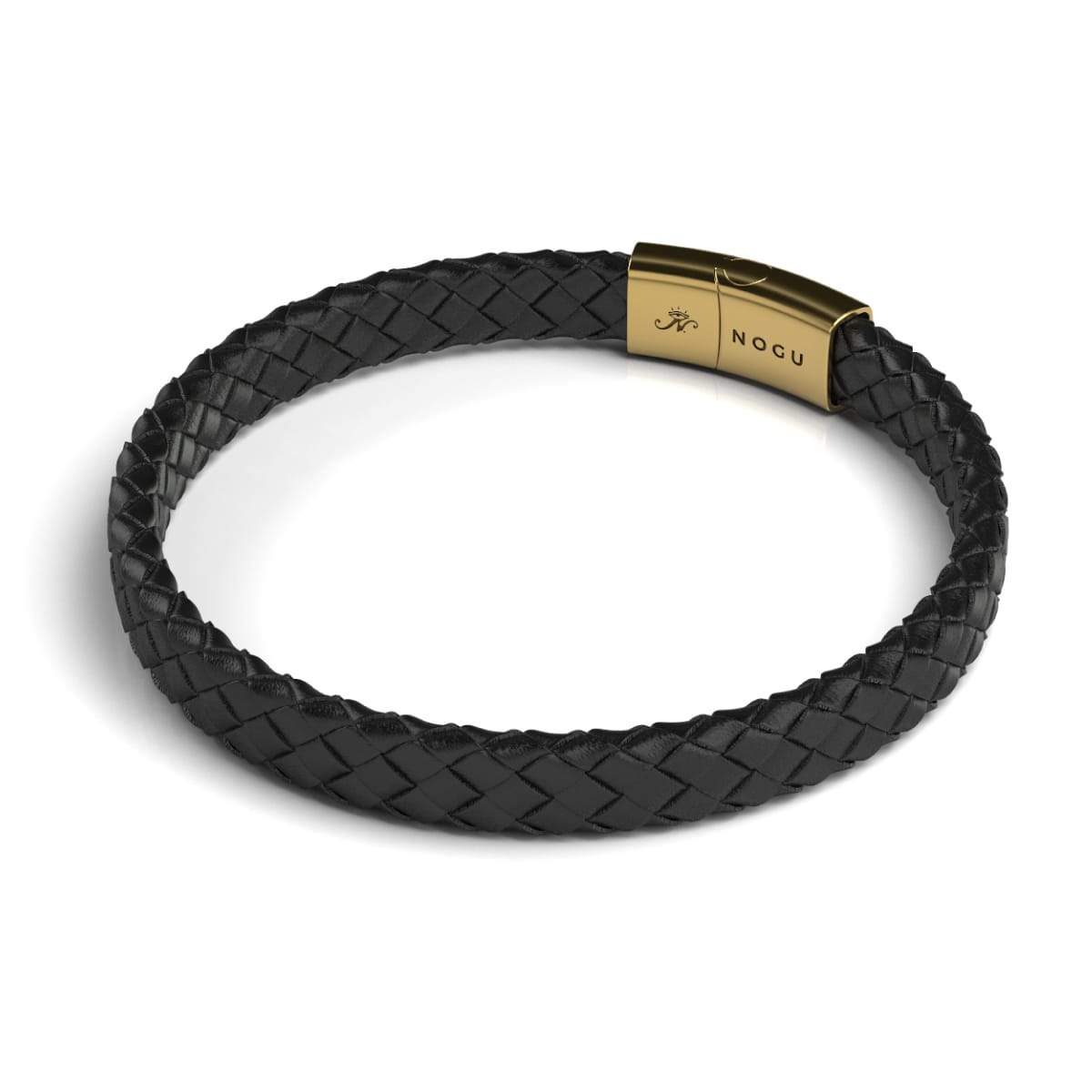 Men's Engravable Thin Leather Bracelet